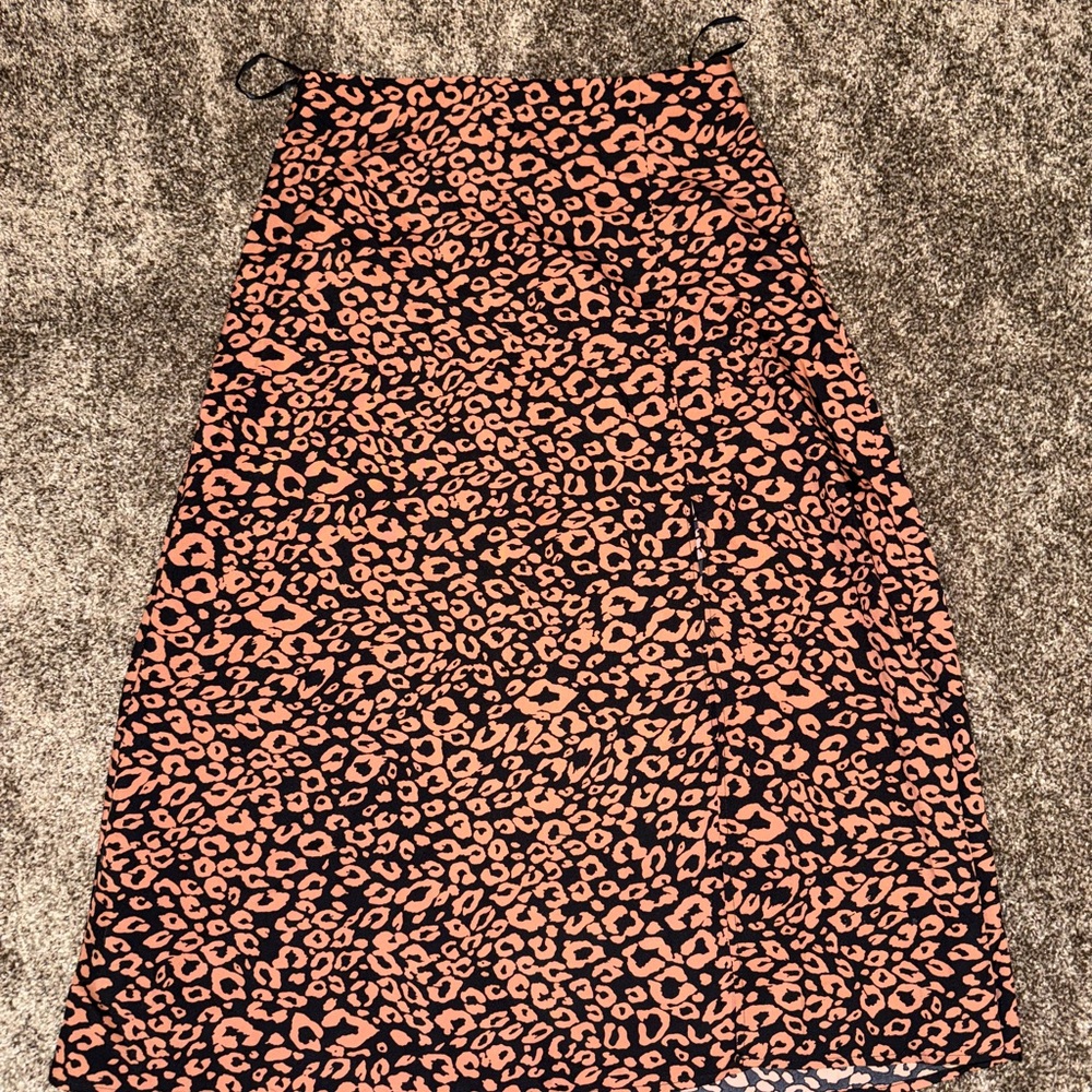 Leopard Print Women's Skirt Size Medium
